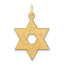 14K Laser Designed Star of David Pendant
