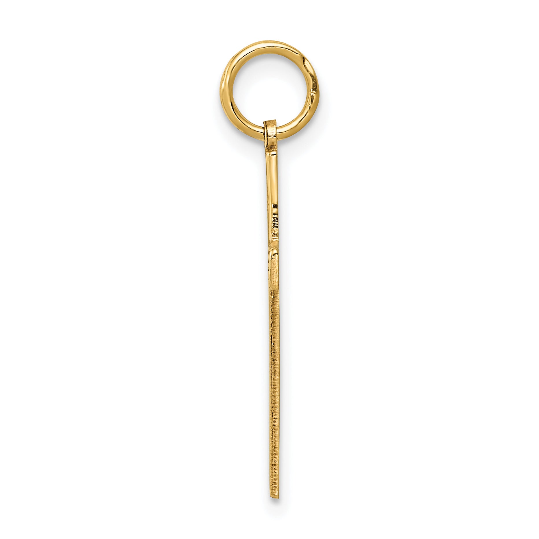 14K Laser Designed Cross Pendant Secondary image