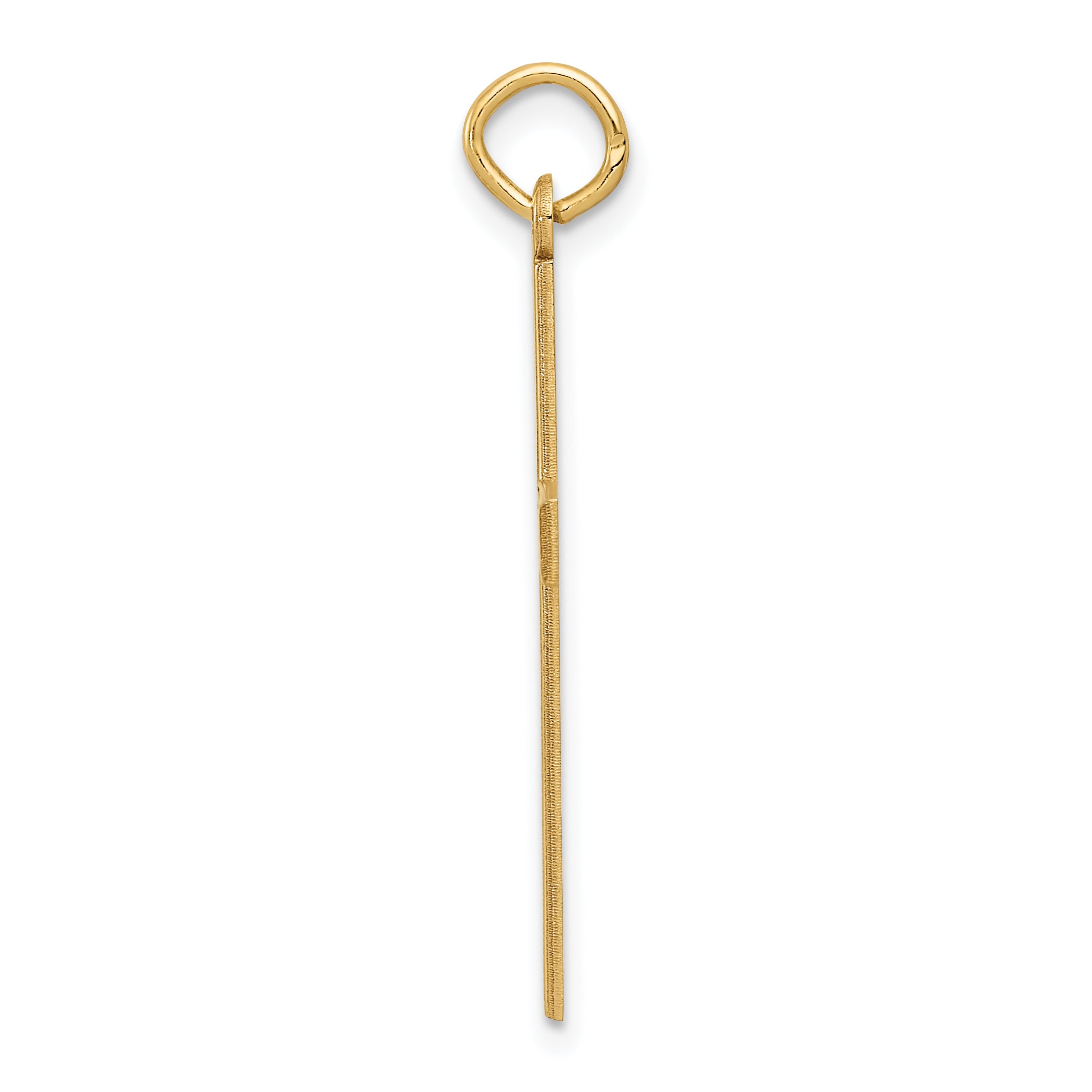 14K Laser Designed Cross Pendant Secondary image