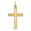 14K Laser Designed Cross Pendant