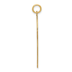 14K Laser Designed Cross Pendant