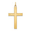 14K Laser Designed Cross Pendant
