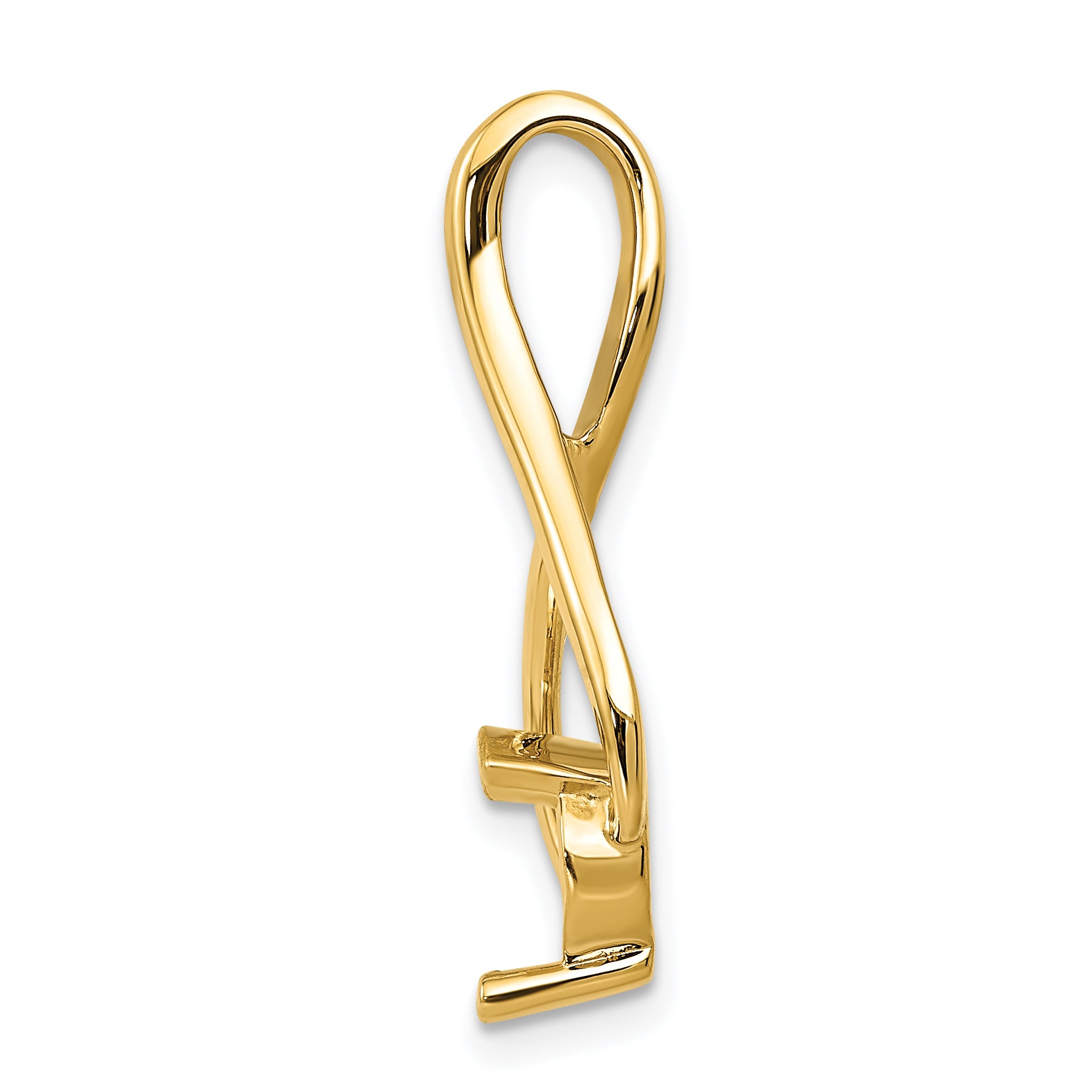 14ky Fancy 5.8mm Diamond Slide Mounting (No Stone Included) Secondary image