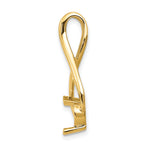 14ky Fancy 5.8mm Diamond Slide Mounting (No Stone Included)