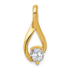 14ky Fancy 5.8mm Diamond Slide Mounting (No Stone Included)