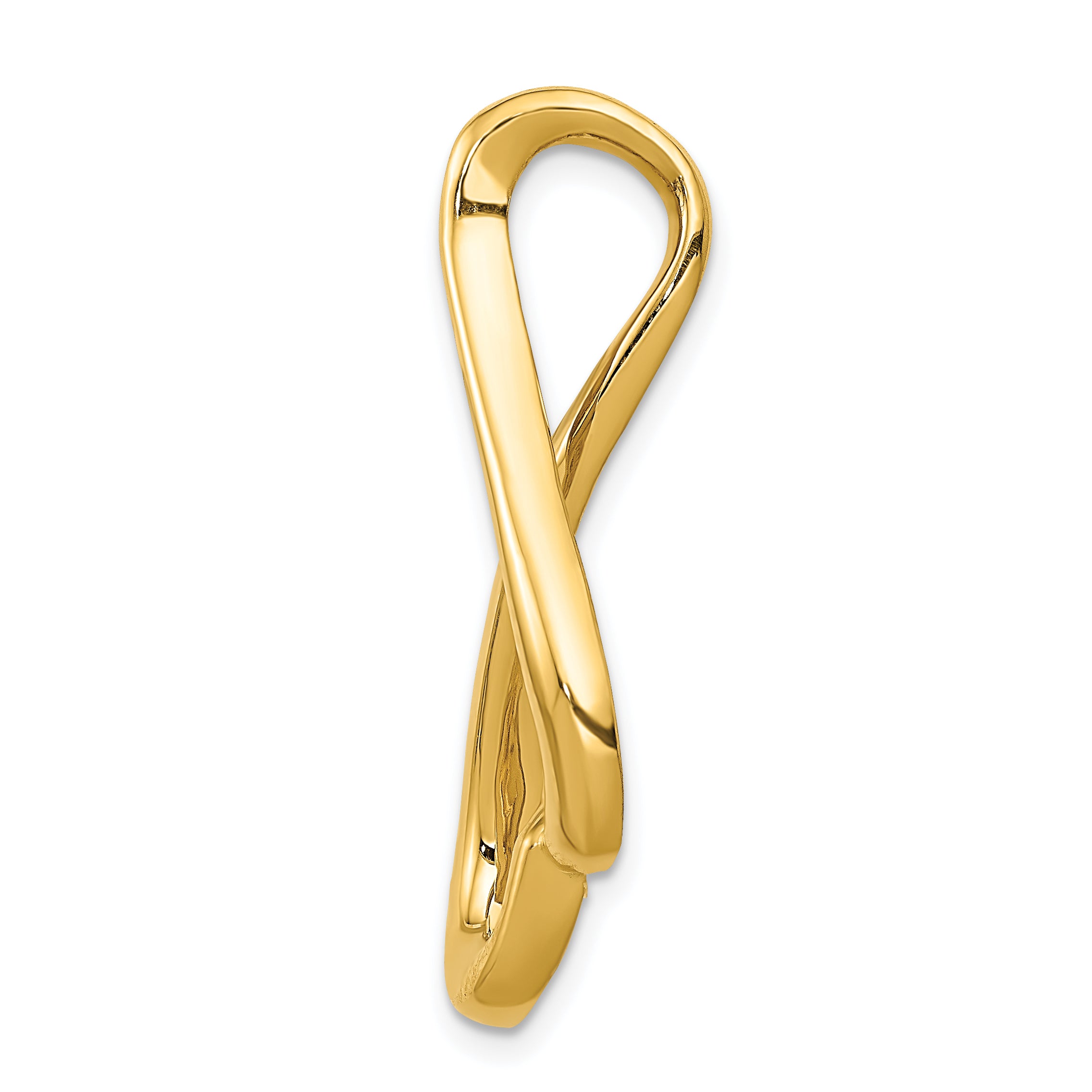 14k Fancy Peg Set Diamond Slide Mounting (No Stone Included) Secondary image