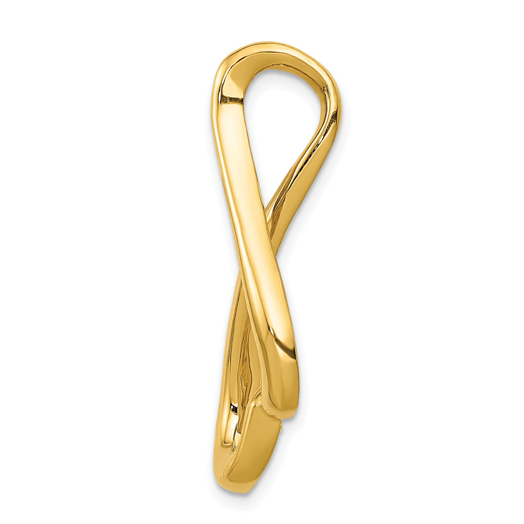 14k Fancy Peg Set Diamond Slide Mounting (No Stone Included)