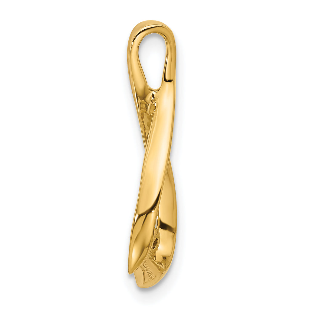 14K Fancy Peg Set Slide Mounting (No Stone Included)