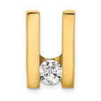 14k VS 5.25mm Diamond Slide