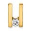 14K VS Diamond slide