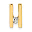 14k VS 4.1mm Diamond Slide