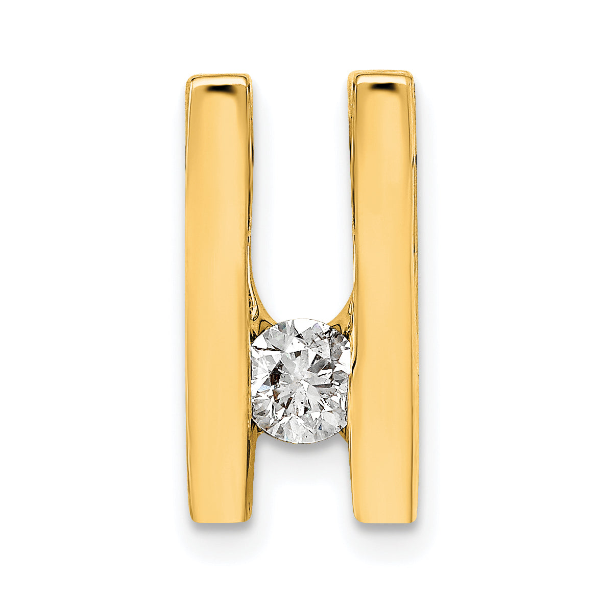 14k VS 4.1mm Diamond Slide