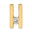 14K VS Diamond slide