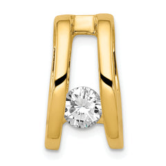 14k VS 5.25mm Diamond Slide