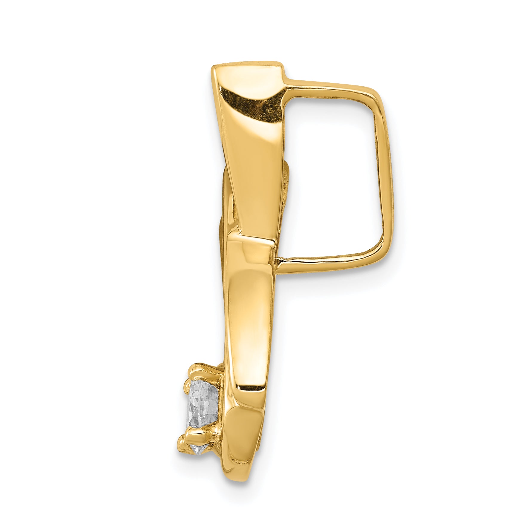 14k 5mm AA Diamond Fancy Chain Slide Main image