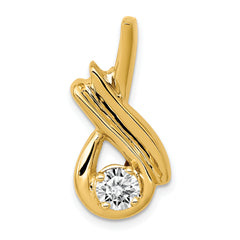 14K AA Diamond slide