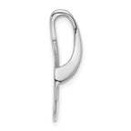 14k White Gold Peg Set Slide Mounting (No Stone Included)