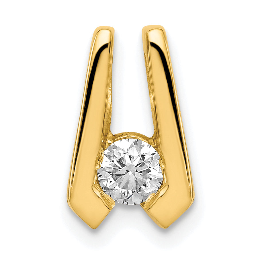 14k VS 4mm Diamond Slide Main image
