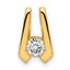 14K VS Diamond slide