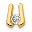 14K VS Diamond slide