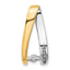 14k Two-tone Peg Set Slide Mounting
