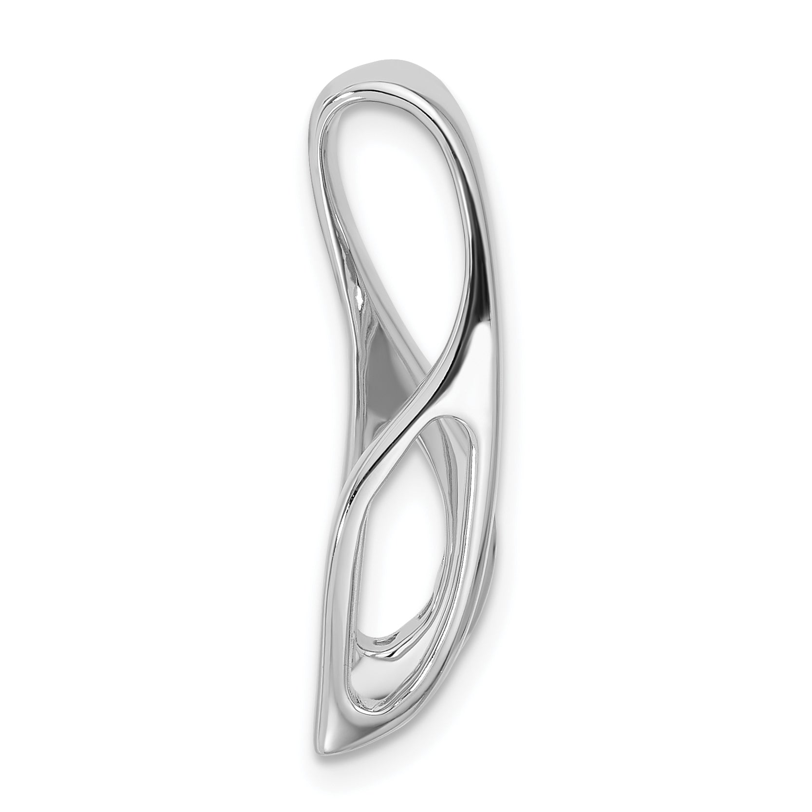 14k White Gold Peg Set Slide Mounting (No Stone Included) Secondary image