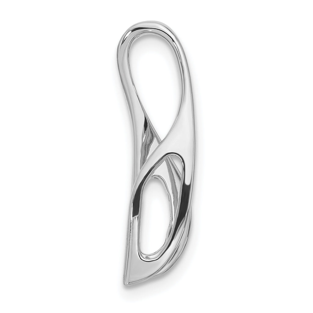 14k White Gold Peg Set Slide Mounting (No Stone Included)