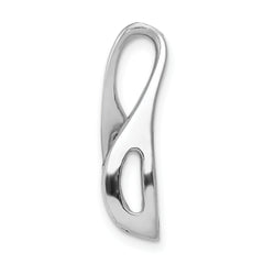 14K White Gold AA Diamond Semi Mount Peg Slide
