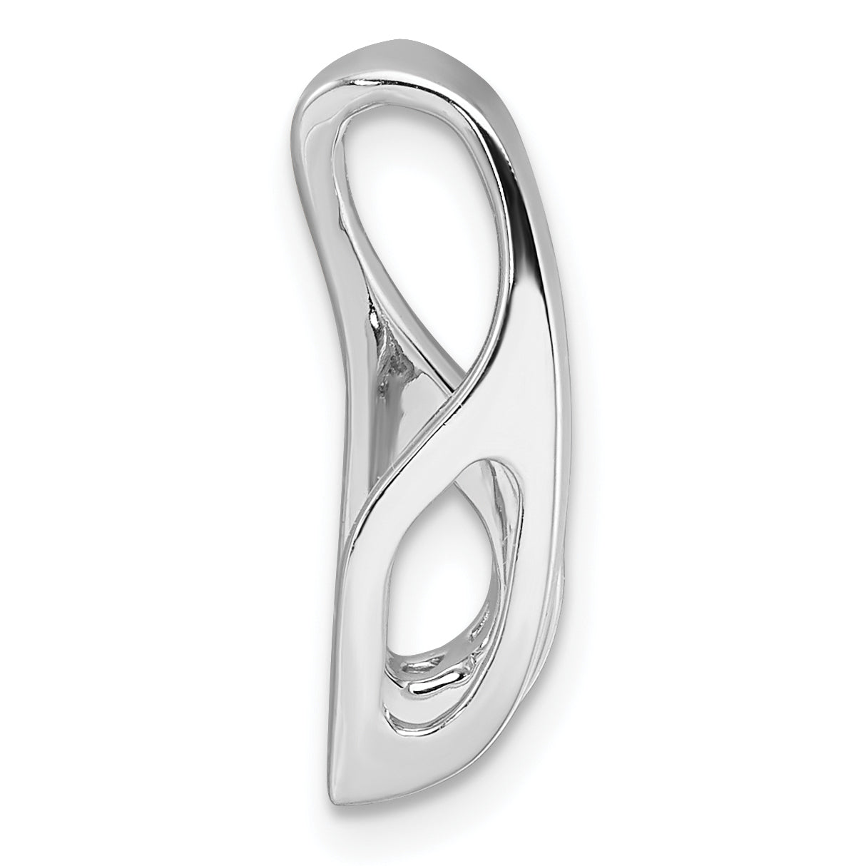 14k White Gold Peg Set Slide Mounting (No Stone Included)