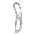 14k White Gold Peg Set Slide Mounting (No Stone Included)