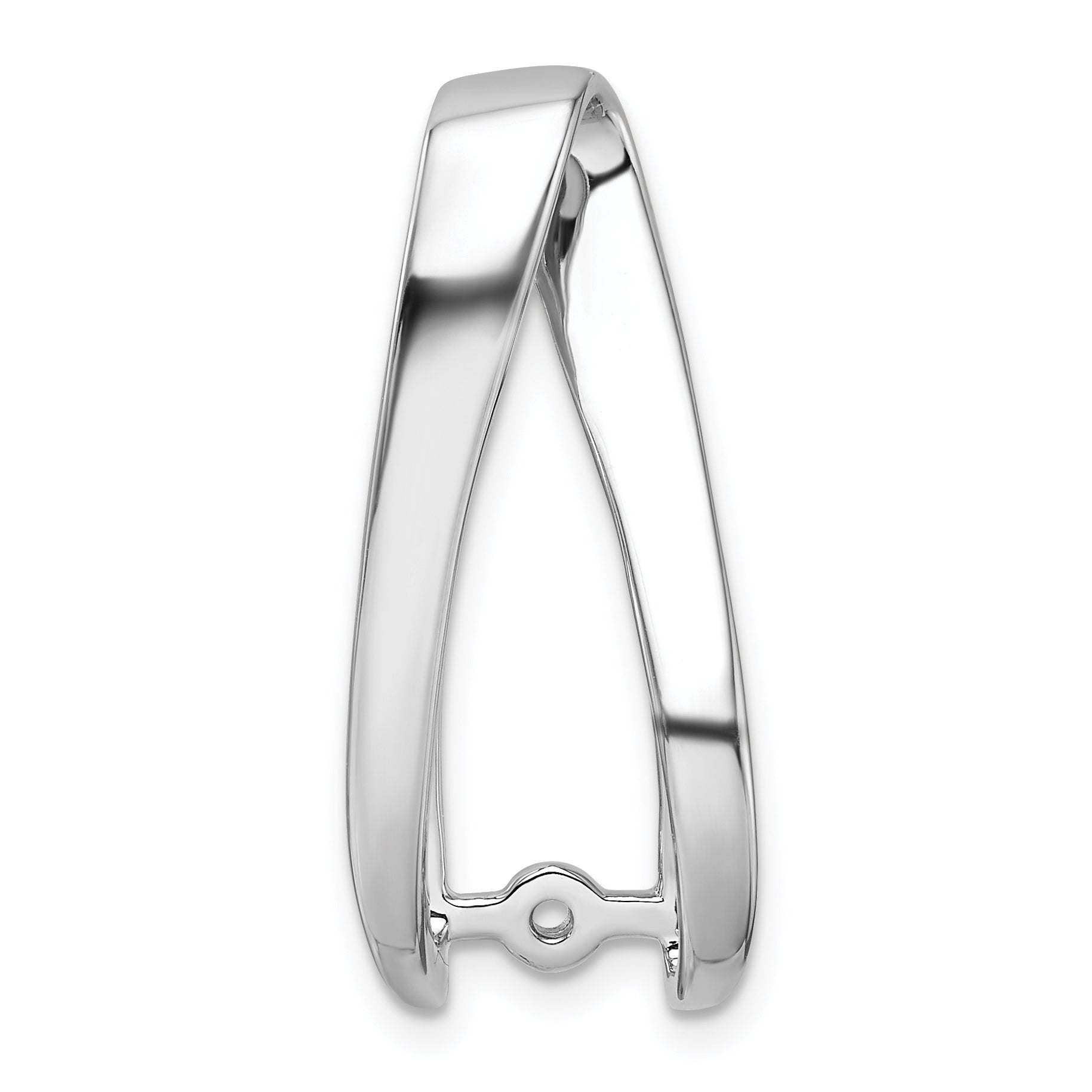 14k White Gold Peg Set Slide Mounting Main image