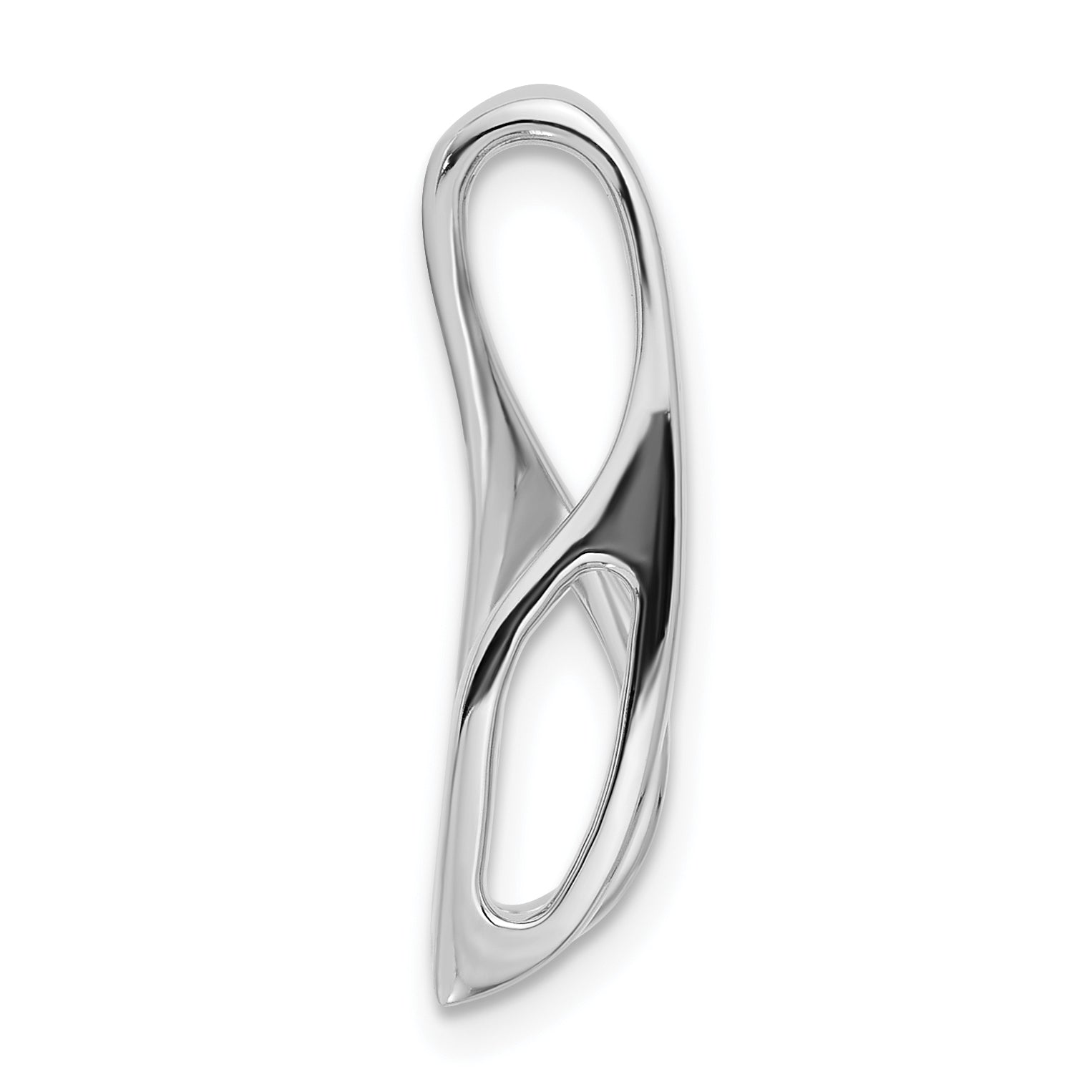 14k White Gold Peg Set Slide Mounting (No Stone Included)