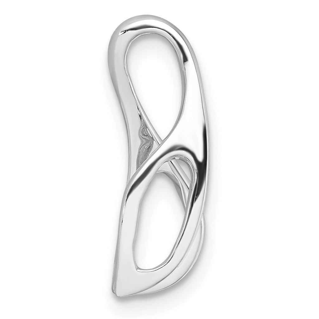 14k White Gold Peg Set Slide Mounting (No Stone Included)