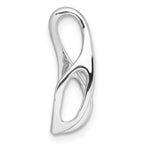 14k White Gold Peg Set Slide Mounting (No Stone Included)