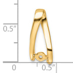 14k Peg Set Slide Mounting (No Stone Included)