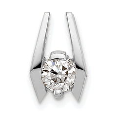 14k White Gold 5.25mm VS Diamond Slide