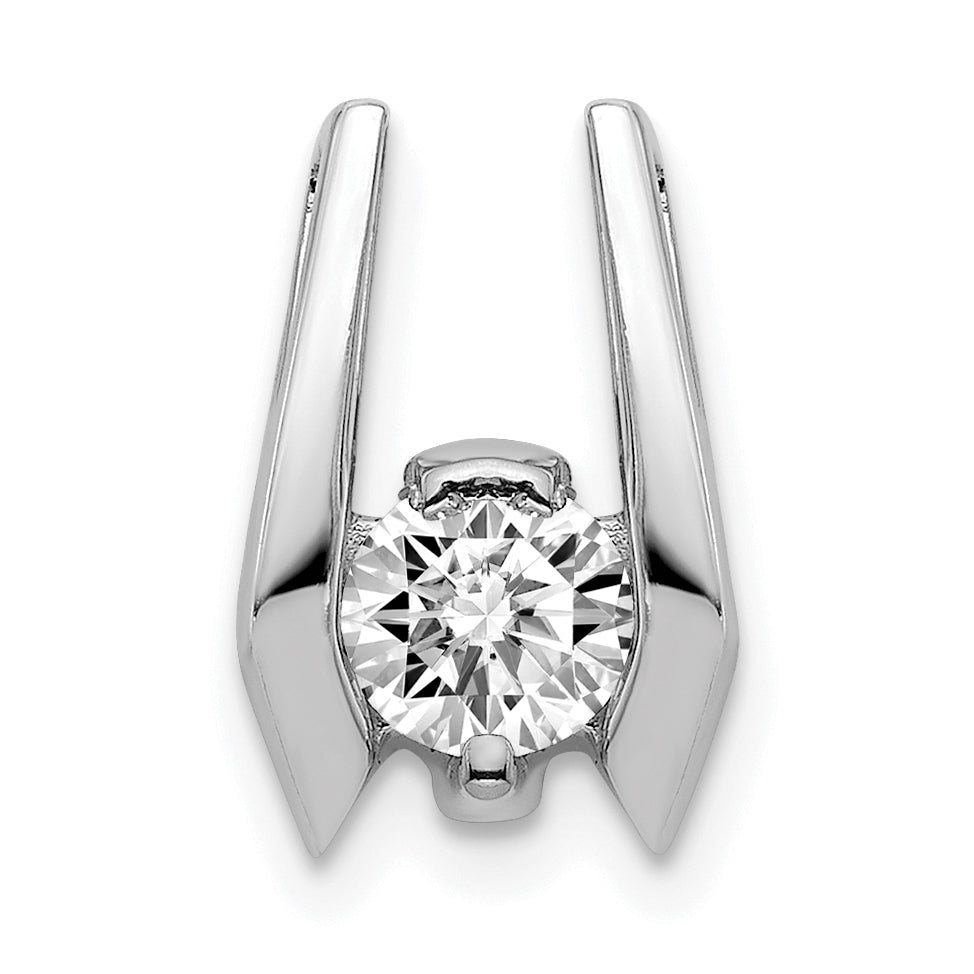 14K White Gold A Diamond slide