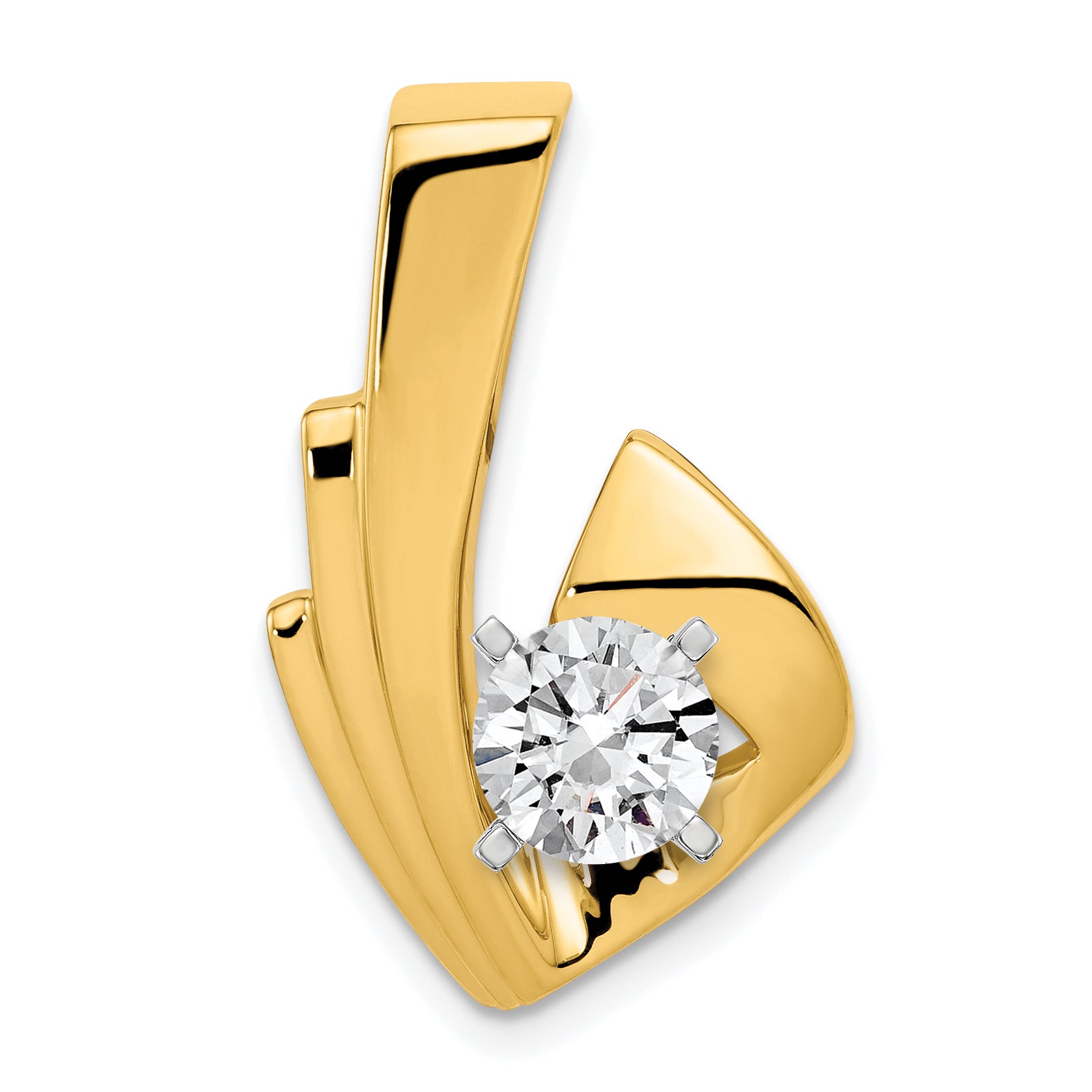 14k Peg Set Slide Mounting (No Stone Included)