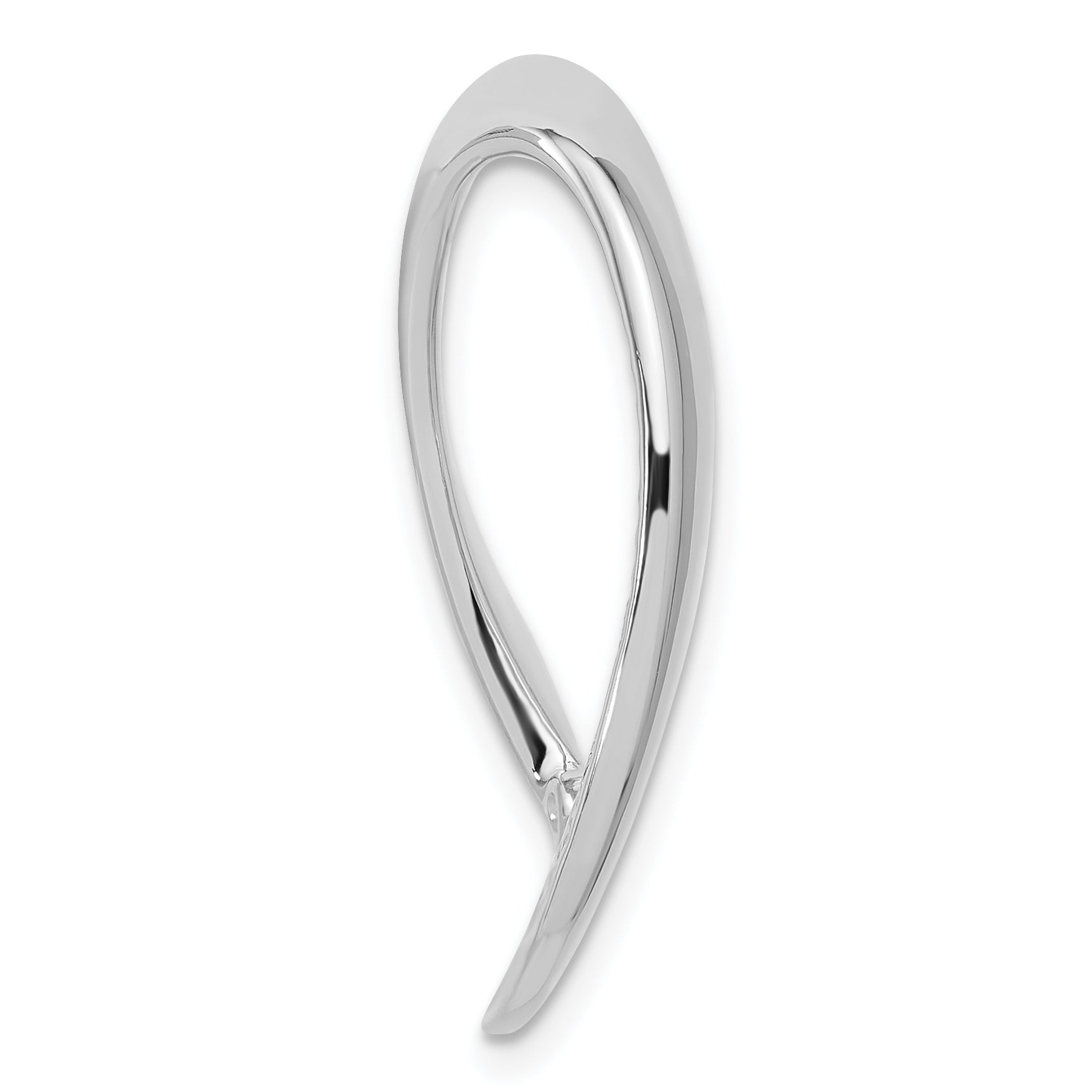 14k White Gold Peg Set Slide Mounting (No Stone Included)