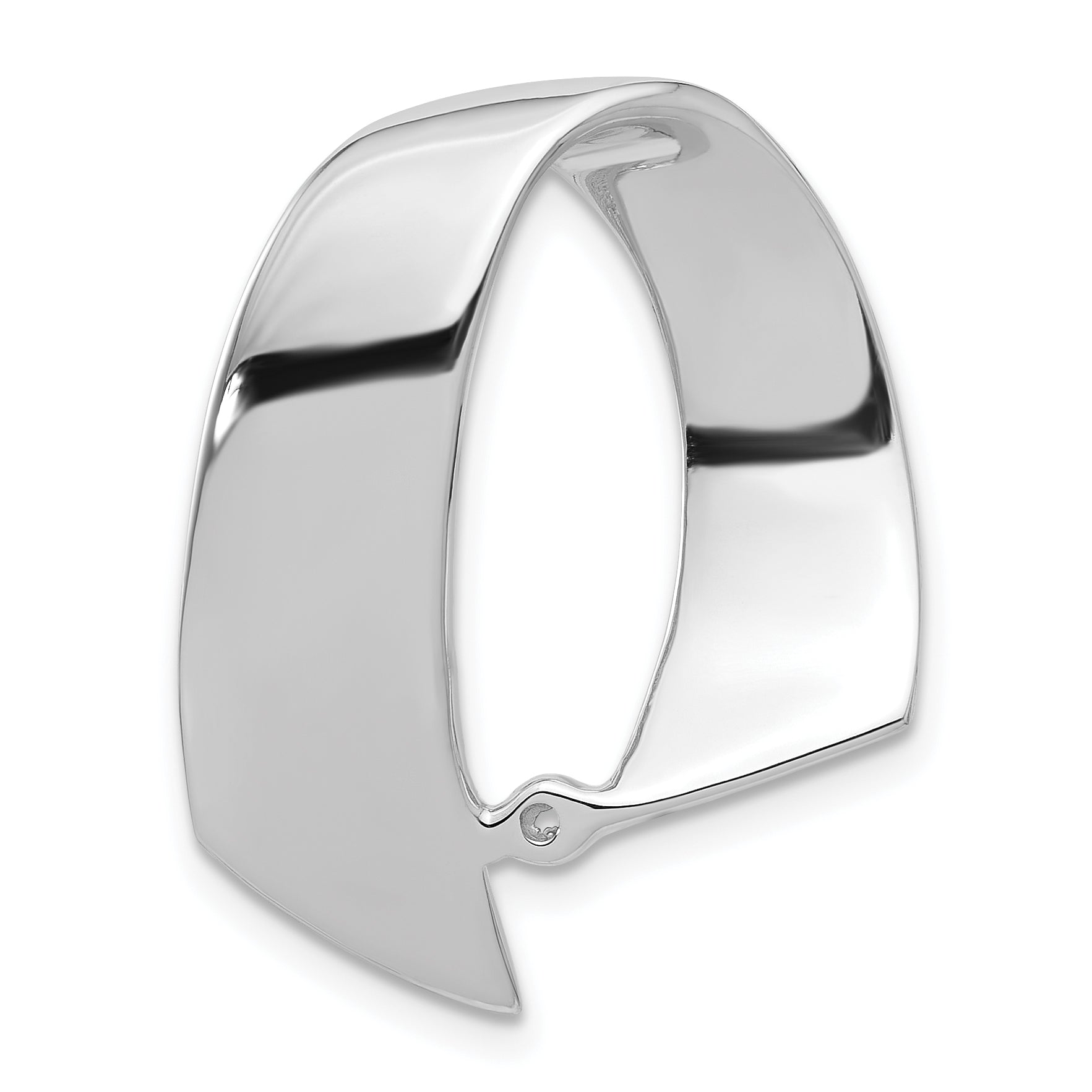 14k White Gold Peg Set Slide Mounting Main image