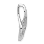 14k White Gold Peg Set Slide Mounting (No Stone Included)