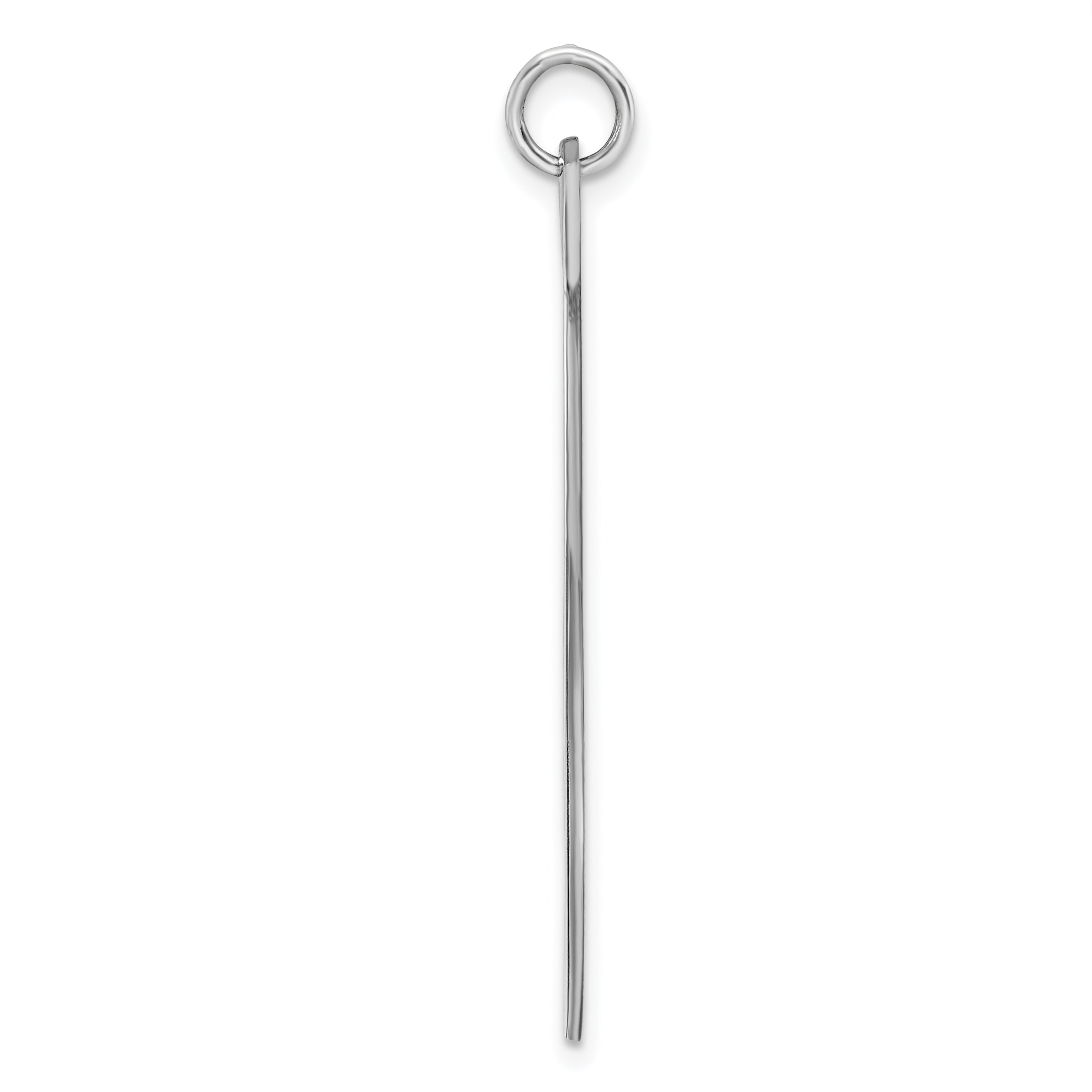 Sterling Silver Rhodium-plated Medical Jewelry Pendant Secondary image