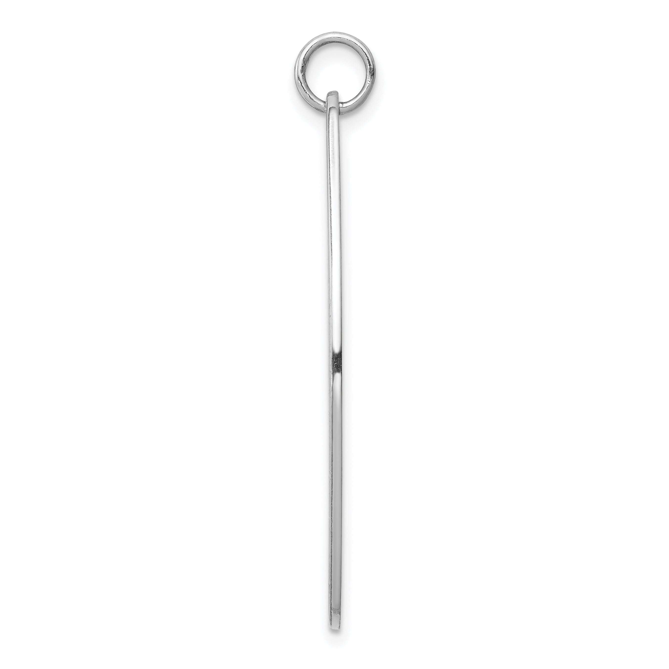 Sterling Silver Rhodium-plated Medical Jewelry Pendant