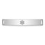 Sterling Silver Rhodium-plated Non-enameled Medical ID Plate