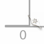 Sterling Silver Rhodium-plated Non-enameled Medical ID Plate