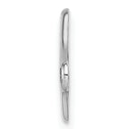 Sterling Silver Rhodium-plated Medical ID Plate