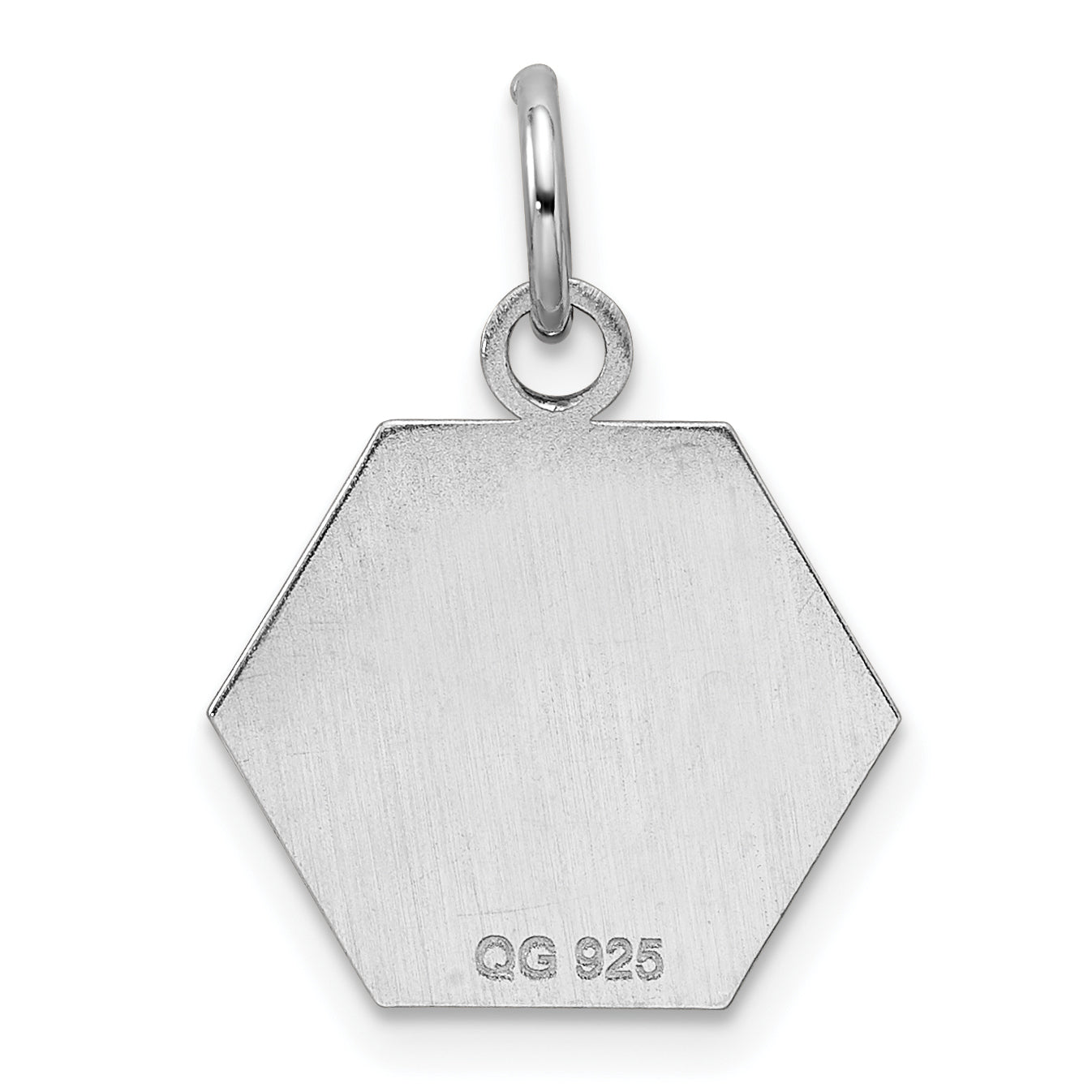 Sterling Silver Rhodium-plated Medical Jewelry Pendant