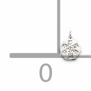 Sterling Silver Rhodium-plated Non-enameled Medical Jewelry Pendant Secondary image