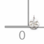Sterling Silver Rhodium-plated Non-enameled Medical Jewelry Pendant
