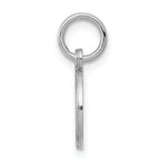 Sterling Silver Rhodium-plated Medical Charm